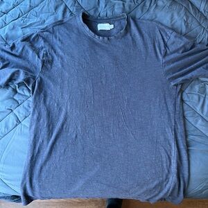 Casual Men's Heather Gray Crew Neck Tee